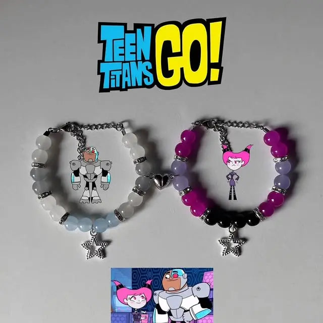 Teen titans Go!! Matching bracelet Accezia