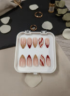 Pink & Gold Blush Elegance Press-On Nail Set Accezia™