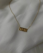 11:11 wish golden pendent Accezia