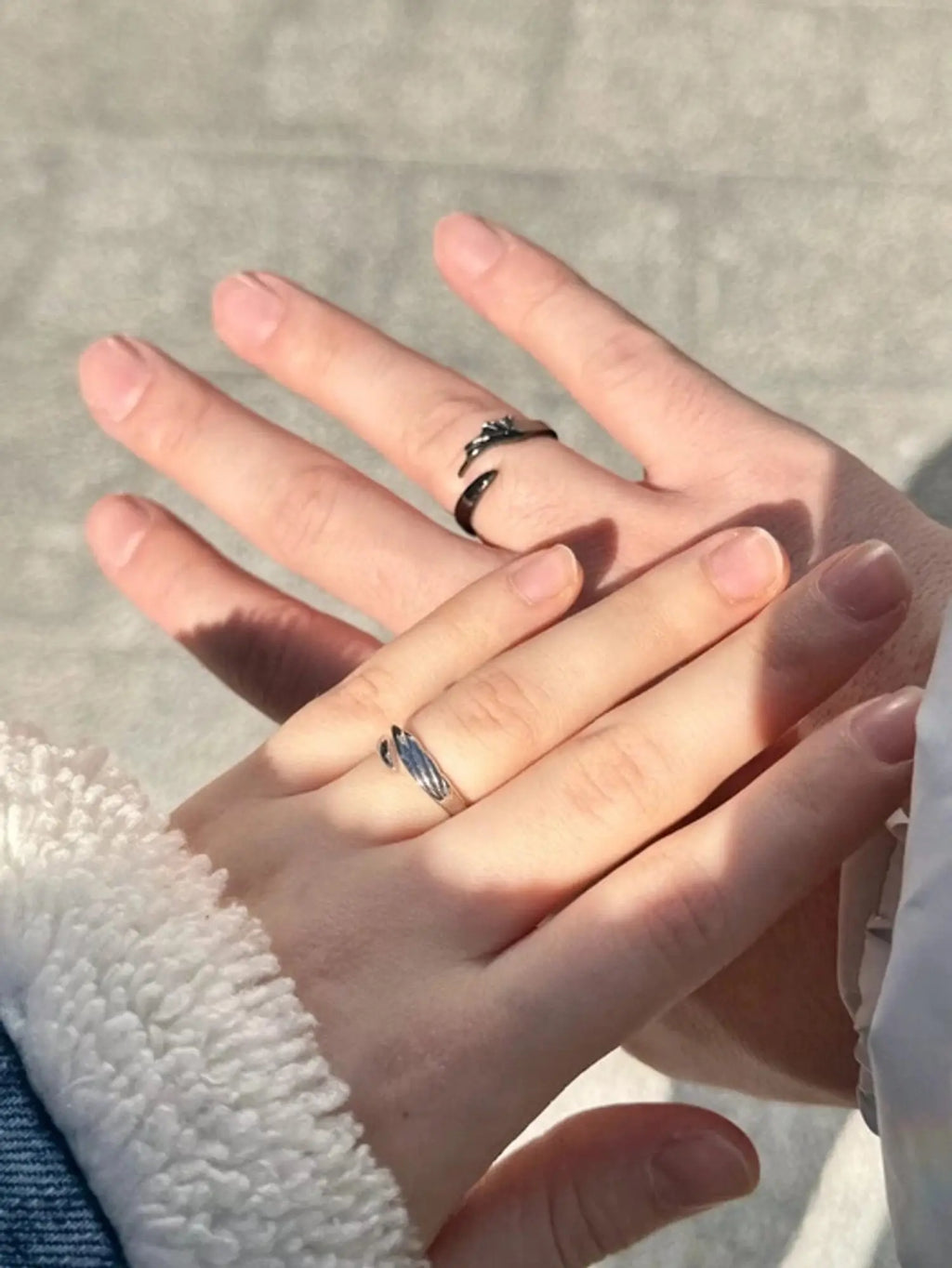 Light fury x night fury couple ring Accezia