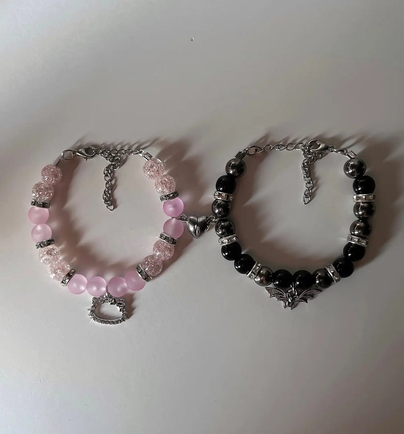 Batman x hello kitty matching bracelet Accezia