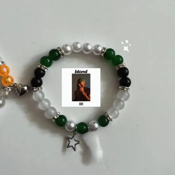 Sun x green friendship matching bracelet Accezia