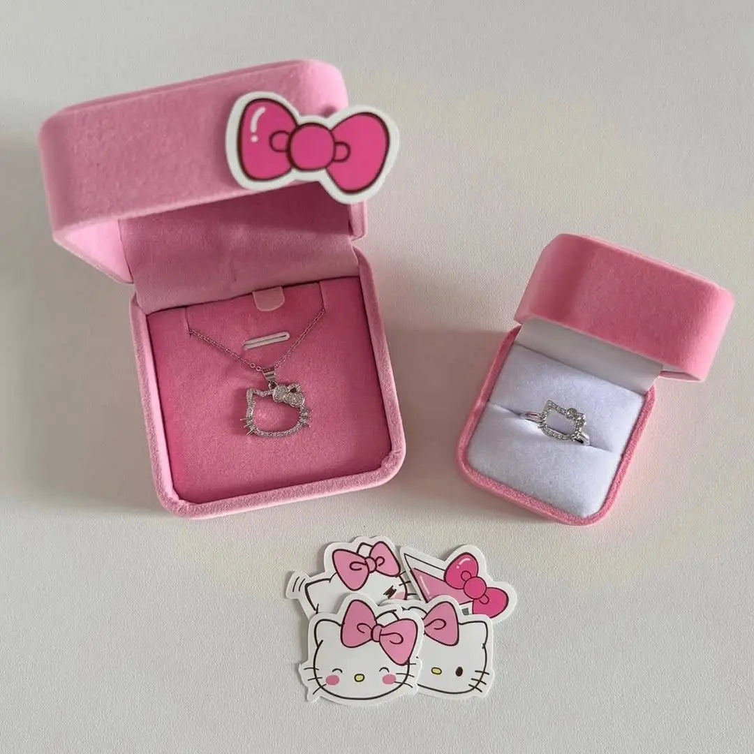 Hello kitty ring x hello kitty pendent Accezia