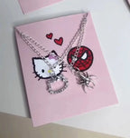 Spiderman x hello kitty matching pendent Accezia