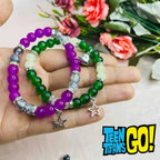 Beast Boy x raven matching bracelet Accezia