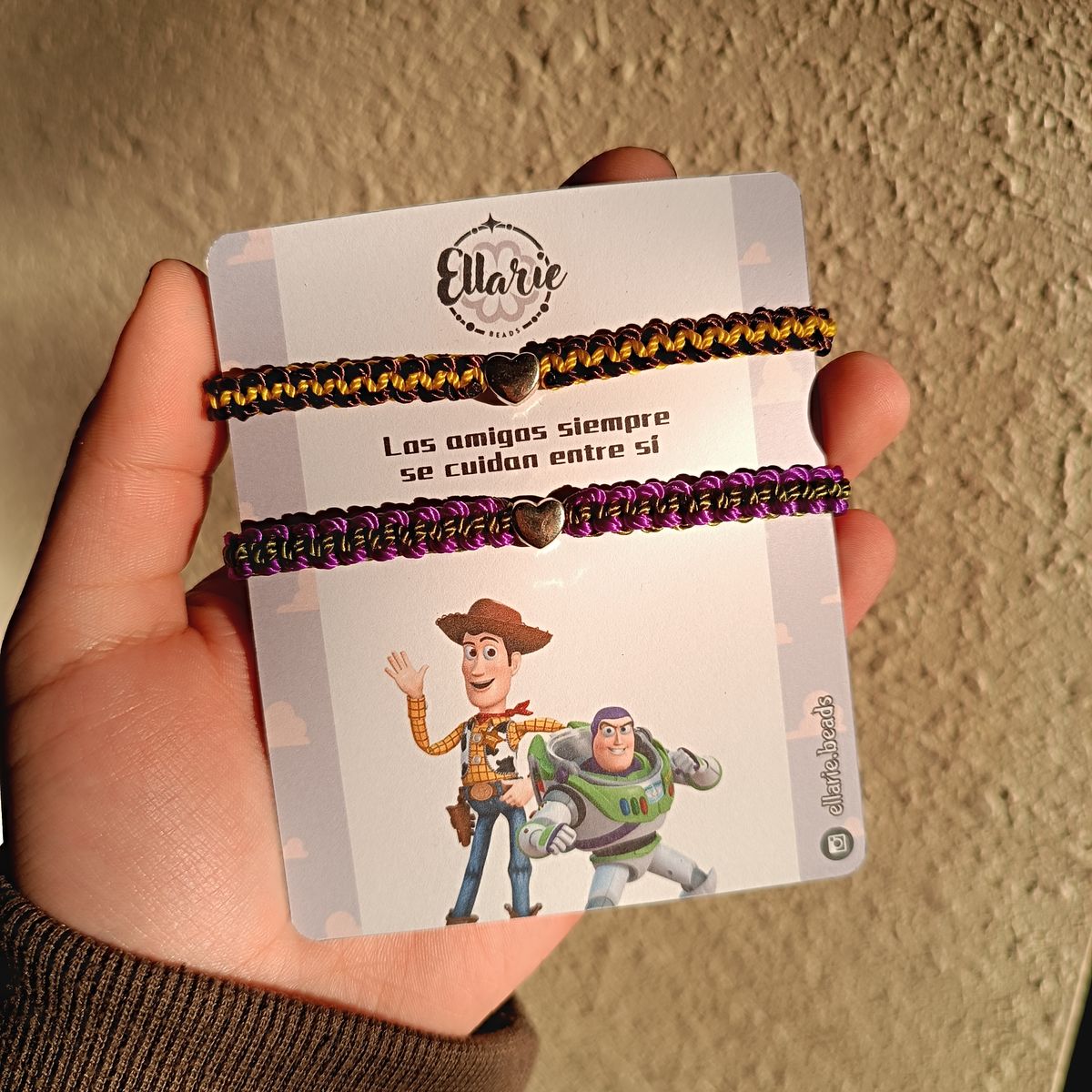 Woody & Buzz Lightyear best friend bracelet