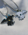 Night fury x light fury pendent Accezia