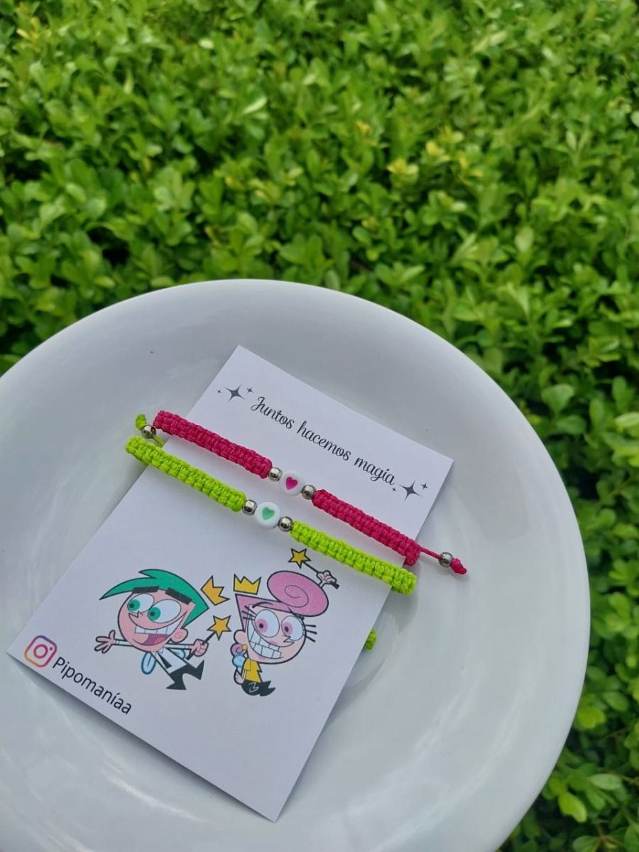 Cosmo & Wanda matching thread bracelet
