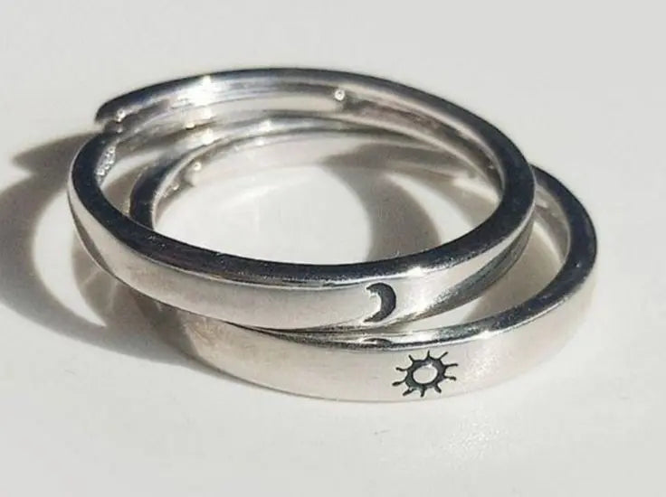 Sun moon matching reel ring Accezia