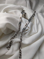 Stainless steel Cat woman X Bat Couple Bracelets Accezia