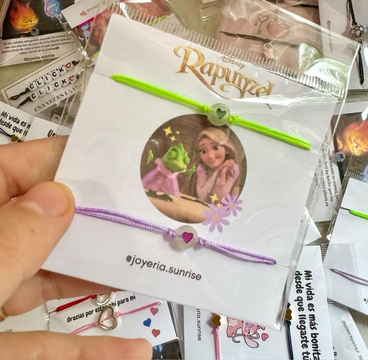 Rapunzel & pascal match bracelet