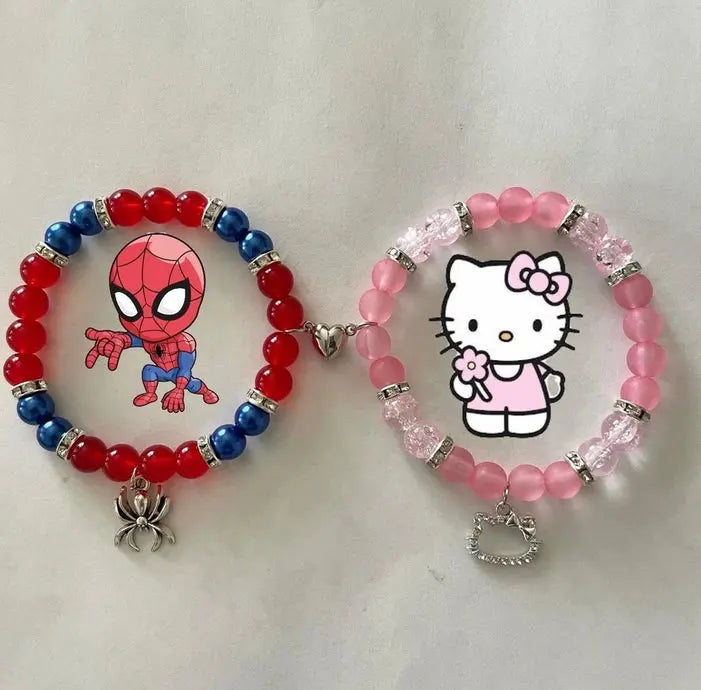 Spider man x hello kitty matching bracelet Accezia