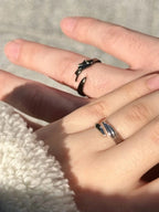 Light fury x night fury couple ring Accezia