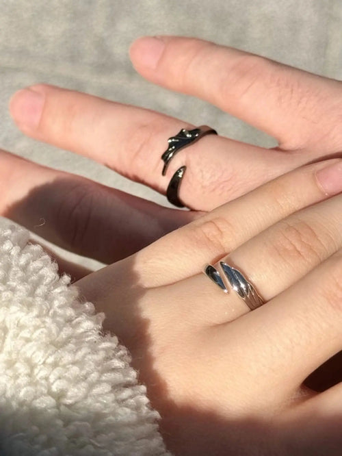 Light fury x night fury couple ring Accezia