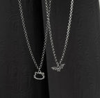 Hello kitty x batman matching pendent Accezia