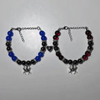 Spiderman matching bracelet (blue & maroon) Accezia