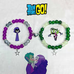 Beast Boy x raven matching bracelet Accezia